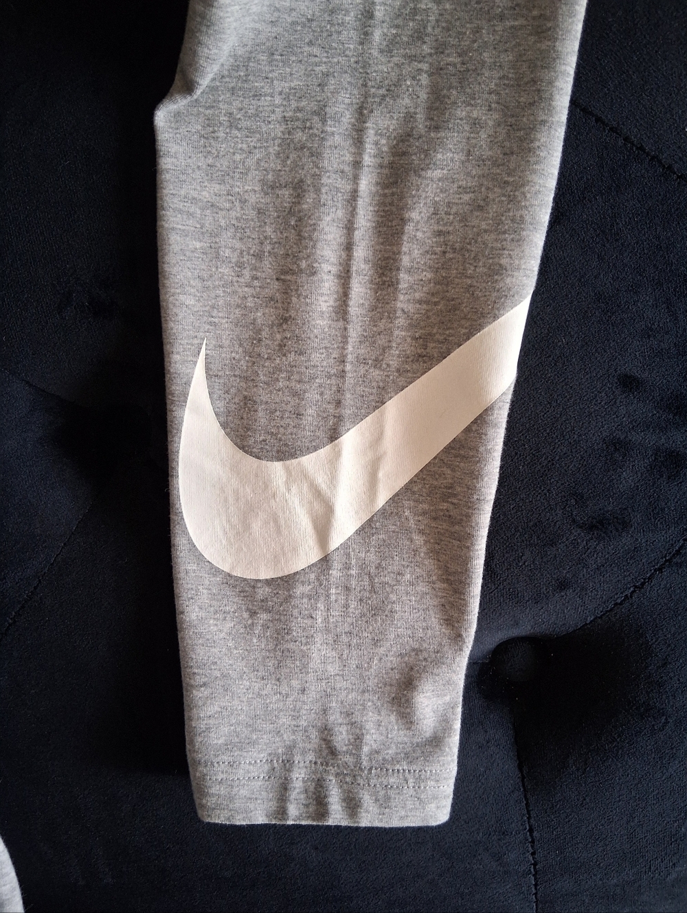 Gray Nike Athletic Leggings with Nike Logo